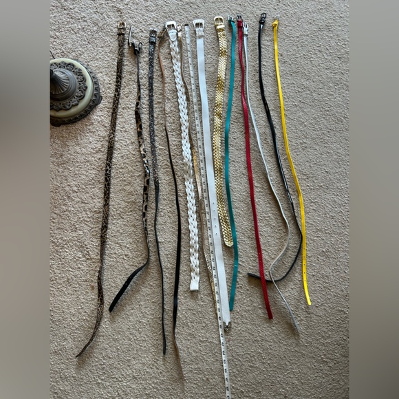 Source Unknown Accessories - 13 Assorted Colorful Belts Collection